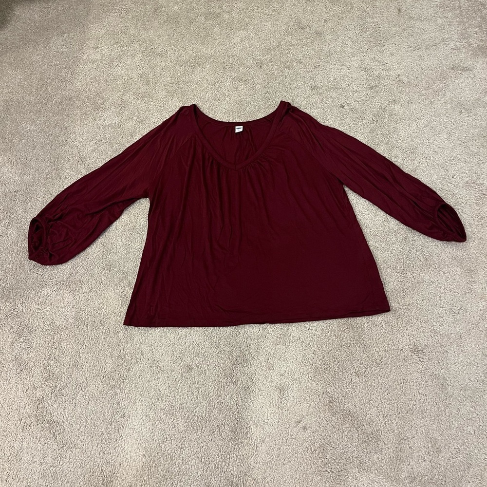 Old Navy 3/4 Length Sleeve Top